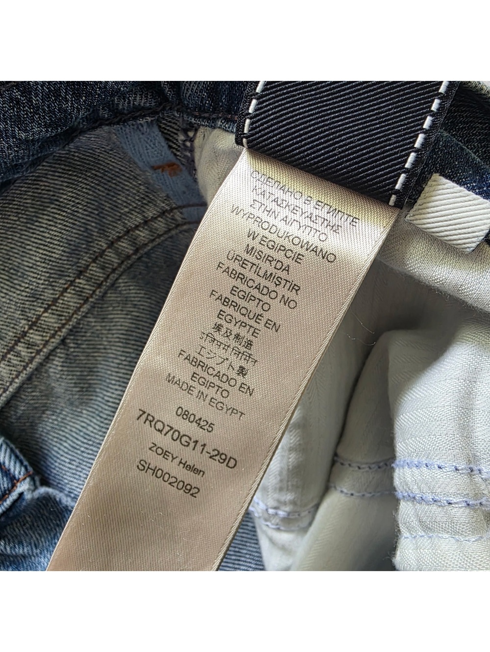 7 For All Mankind Women’s Size: 27 Zoey Wide-Leg Jeans - Picture 7 of 7